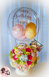 【豐の花🌹】巨型水晶球玫瑰+繡球花禮盒🎈