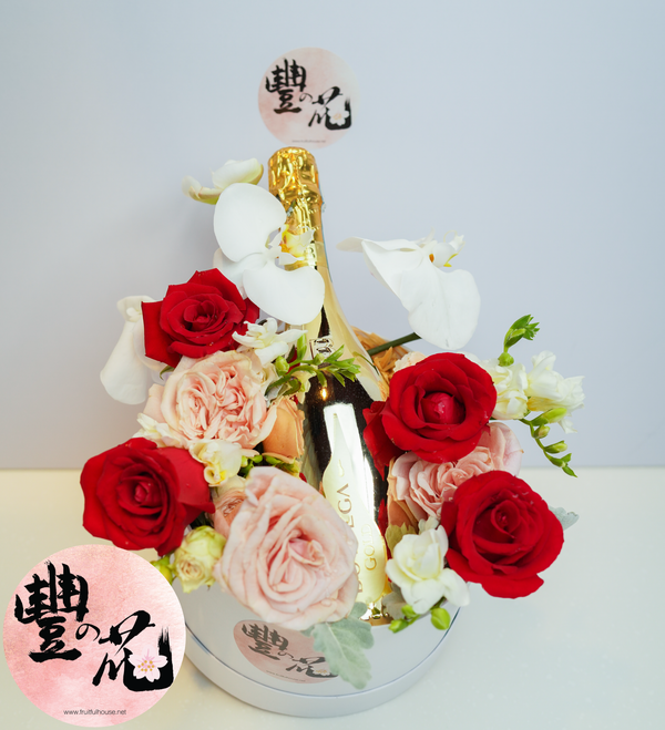 【豐の花🌹】金鑽寶石玫瑰氣泡酒禮盒